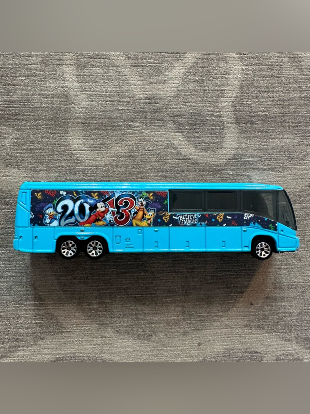 Disney Blue 2023 Celebrate Coach Bus Toy